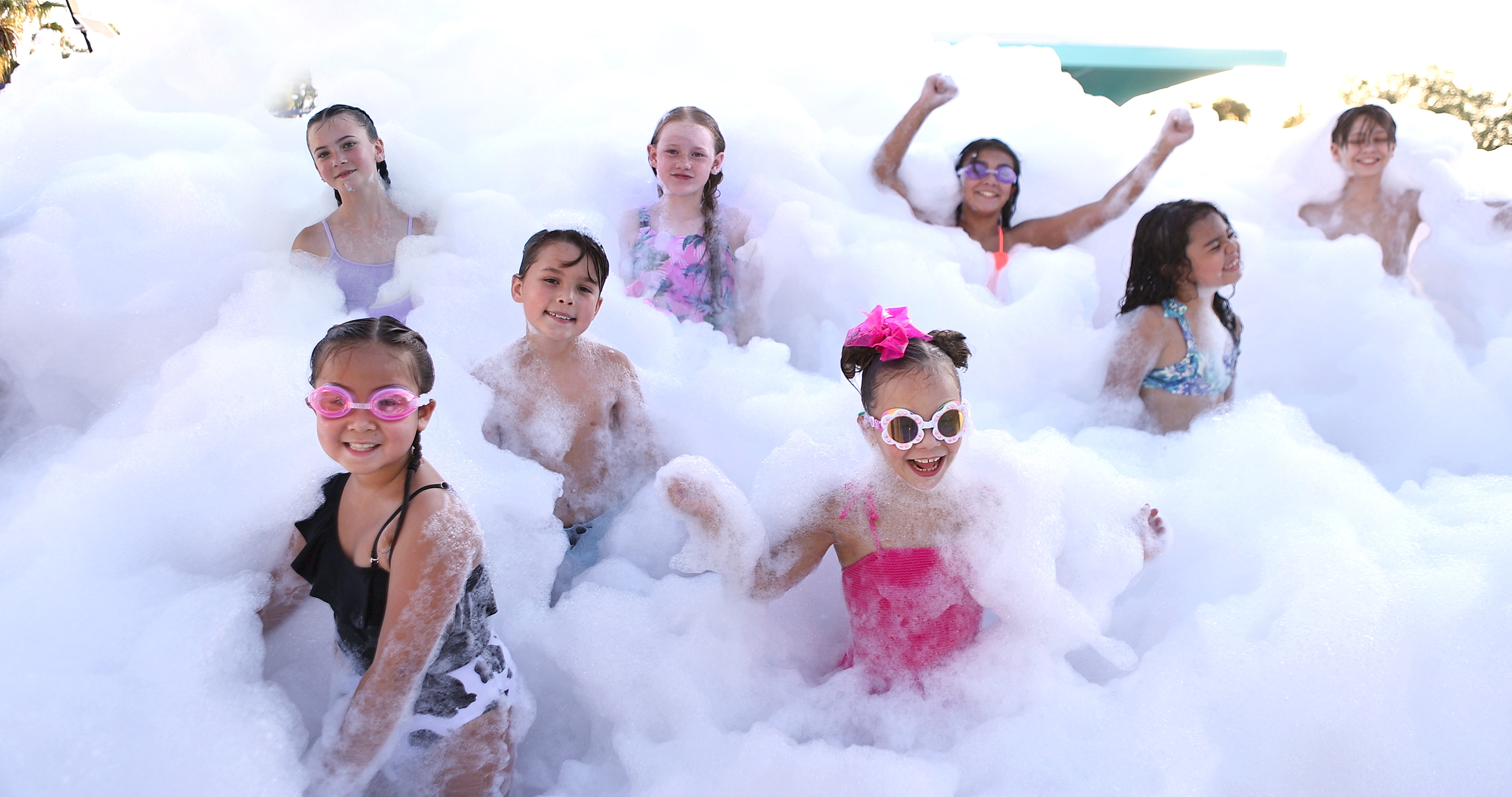 Foam party celebration