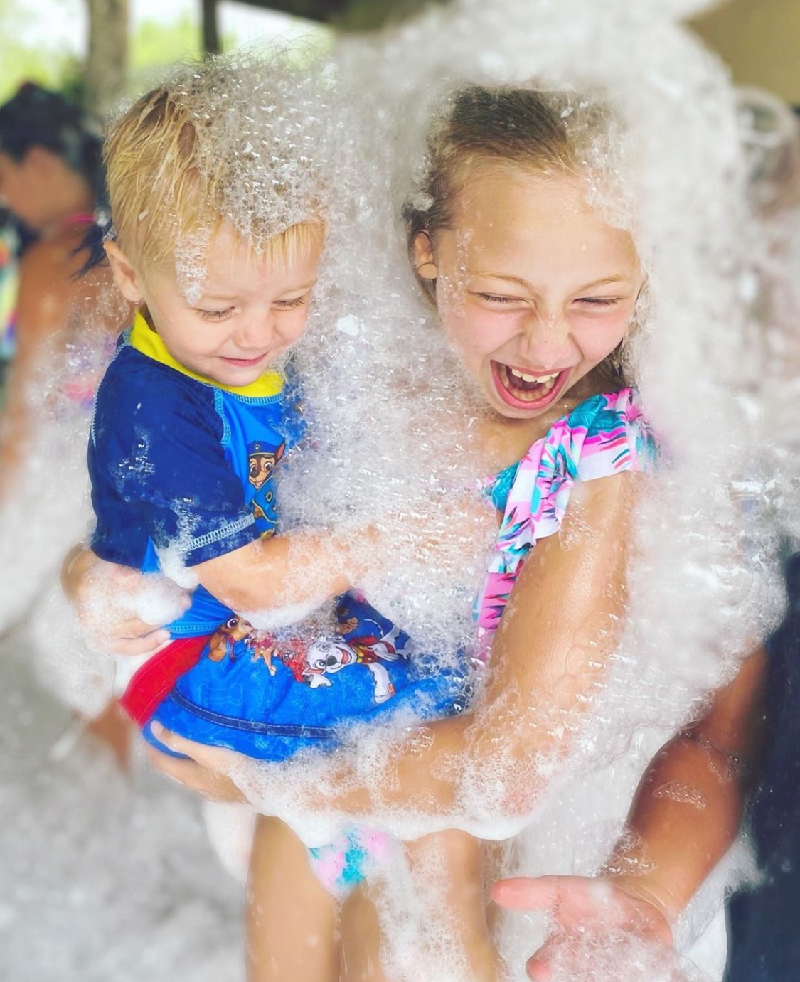 Foam party event